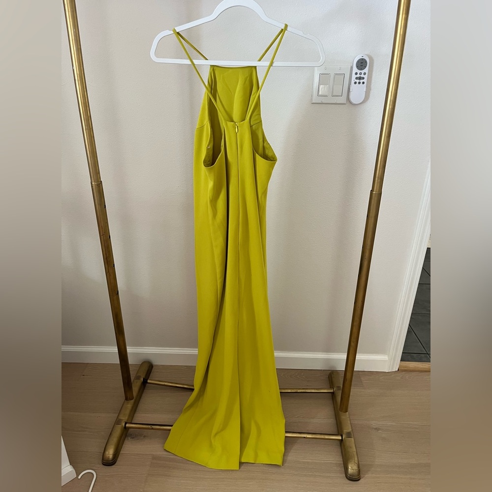Trina Turk - Lime Dress - long green - sexy dress - Picture 2 of 4